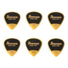 Palheta Ibanez Sand Grip Wizard 0.8 Medium Amarela Pack Com 6 PPA16MSG-YE