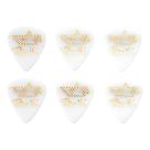 Palheta Ibanez Steve Vai Signature Branca 1.0mm Rubber Grip Pack Com 6 B1000SVR-WH
