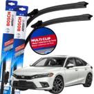 Palheta limpa parabrisa dianteira honda civic 2023 bosch