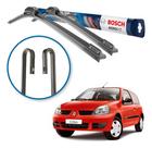 Palheta Limpador Chuva Parabrisa Bosch Clio 1999 A 2017 Preto