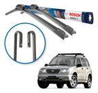 Palheta Limpador Chuva Parabrisa Bosch Tracker 2001 A 2008 Preto