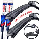 Palheta Limpador De Parabrisa Par Dianteiro Silicone Aerofit Bosh Honda HRV 2015 2016 2017 2018