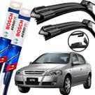 Palheta Limpador De Parabrisa Par Dianteiro Silicone Bosh Chevrolet Astra 1998 1999 2000 2001 2002 2003 2004 2005 2006 2007 2008 2009 2010 2011 BOSCH