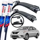 Palheta Limpador De Parabrisa Par Dianteiro Silicone Bosh Nissan Versa 2011 2012 2013 2014 2015 2016 2017 2018 2019 2020 BOSCH