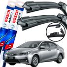 Palheta Limpador De Parabrisa Par Dianteiro Silicone Bosh Toyota Corolla 2020 2021 2022 2023 2024 BOSCH