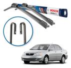 Palheta Limpador Paleta Parabrisa Bosch Corolla 2002 A 2008 Preto