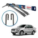 Palheta Limpador Parabrisa Bosch Fiat Siena 1997 a 2012 Palheta Limpador Parabrisa Bosch Fiat Siena 1997 a 2012