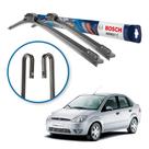 Palheta Limpador Parabrisa Bosch Ford Fiesta sedan 2004 a 2010