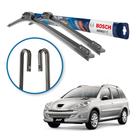 Palheta Limpador Parabrisa Bosch Peugeot 207 SW 2008 a 2015 Palheta Limpador Parabrisa Bosch Peugeot 207 SW 2008 a 2015