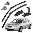 Palheta Limpador Parabrisa Hyundai Elantra 1990 A 2006 + Pingo T10