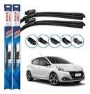 Palheta Limpador Parabrisa Original Bosch 208 2013 A 2018 Peugeot 208 2013 A 2018