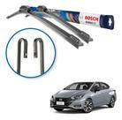 Palheta Limpador Parabrisa Original Bosch Versa 2021 A 2024 Preto Palheta Limpador Parabrisa Original Bosch Versa 2021 A 2024 Preto