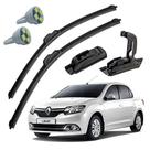 Palheta Limpador Parabrisa Renault Logan 2007 A 2013 + Pingo T10