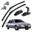 Palheta Limpador Parabrisa VW Santana 1998 A 2006 + Pingo T10