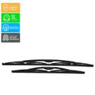 Palheta Para-Brisa: 24/18 polegadas - Chery, Citroen, Dodge, Fiat, Ford, Gm, Honda, Hyundai, Jeep, Kia, Lifan, Mitsubish