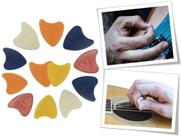 Palheta Para Viola Violão Coloridas Kit 12 Un P96 Rouxinol