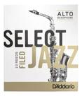 Palheta Sax Alto 3m D'addario Select Jazz Unfiled Unitaria Palheta Sax Alto 3m D'addario Select Jazz Unfiled Unitaria