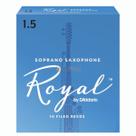 Palheta Sax Soprano Rico Royal 1,5 - Unitario Palheta Sax Soprano Rico Royal 1,5 - Unitario