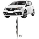 Palheta Traseira Celta Corsa Hatch Compatível Ka Meriva Palio Sandero Carenada Braco Mtc01 Encaixe Mtc01 15 POL 381 mm