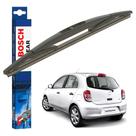 Palheta Traseira Limpador Vidro Vigia REAR Original Bosch Nissan March 2011 a 2018 Palheta Traseira Limpador Vidro Vigia REAR Original Bosch Nissan March 2011 a 2018