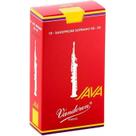 Palheta Vandoren Java Red Sax Soprano 2,5 (caixa c/ 10) Palheta Vandoren Java Red Sax Soprano 2,5 (caixa c/ 10)