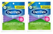 Palhetas de fio dental DenTek Complete Clean Easy Reach 32 quilates (pacote com 2)