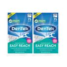 Palhetas de fio dental DenTek Complete Clean Easy Reach 75 ct (pacote com 2)