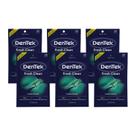 Palhetas de fio dental DeTek Fresh Clean, dentes extra apertados, pacote 75x6