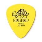 Palhetas de guitarra Dunlop Tortex Standard 7,3 mm amarelas, pacote com 36