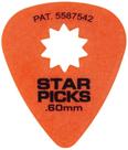 Palhetas de guitarra Everly 30022 com alça em forma de estrela (50 mm a 88 mm) Palhetas de guitarra Everly 30022 com alça em forma de estrela (50 mm a 88 mm)