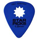 Palhetas de guitarra Everly Star, pacote de 1,00 mm e 72 com alça superior