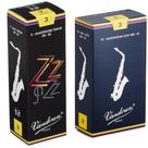 Palhetas para saxofone Vandoren ZZ Tenor Strength 3 (x5) e Alto (x10)