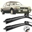 Palhetas Silicone Limpador Parabrisa Vw Apollo 90 91 92