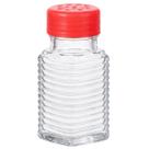 Paliteiro De Vidro Vermelho Resistente Com Tampa 80ml Porta Palito De Dente