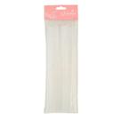 Palito 28 cm Transparente Pirulito Topo Bolo Petisco c/50 un