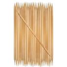 Palito de Bambu Ponta/Chanfro Sustentável e Sofisticado Resistente Alta Qualidade Pacote Com 50 Unidades