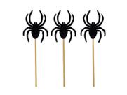 Palito Decoracao Halloween Aranha c/12 Br Festas