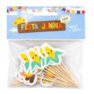 Palito Decorativo Milho e Fogueira Festa Junina - 24 Unidades