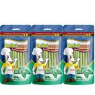 Palito Ossinho fino para cães sabor Menta Deliciosso 100g Combo com 3 unidades