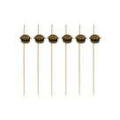 Palito Para Aperitivo Bambu Burguer 50 Peças - Tuut