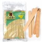 Palito Para Depilação Abaixador De Língua Madeira 100un
