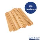 Palito para Depilação Soft Clean (Abaixador de Língua) 100 Uni Cod: 161