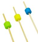 Palitos Bambu P/ Petisco Silver Plastic 20un Ha 019