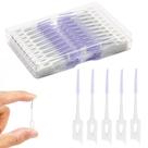 Palitos com Fio Dental ACSKD 200 Unidades com Escova de Borracha Macia