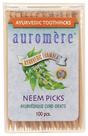 Palitos de Dente Auromere Ayurvedic Neem - 100 Unidades