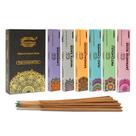 Palitos de incenso Raajsee Natural, pacote com 6 aromas mistos, 90g Palitos de incenso Raajsee Natural, pacote com 6 aromas mistos, 90g