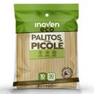 Palitos de Madeira Multiuso 10cm 200 Unidades Com Ponta Redonda Para Depilação Picolé Confeitaria e Artesanato
