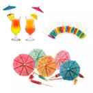 Palitos Decorados Guarda-chuva Para Drinks