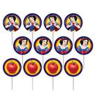 Palitos Decorativos Impresso Branca de Neve Piffer 5cm 12und
