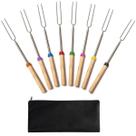 Palitos Extensíveis para Assar Marshmallow Jtshy - 80cm, 8 Unidades